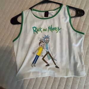 Rick and Morty crop top from shein